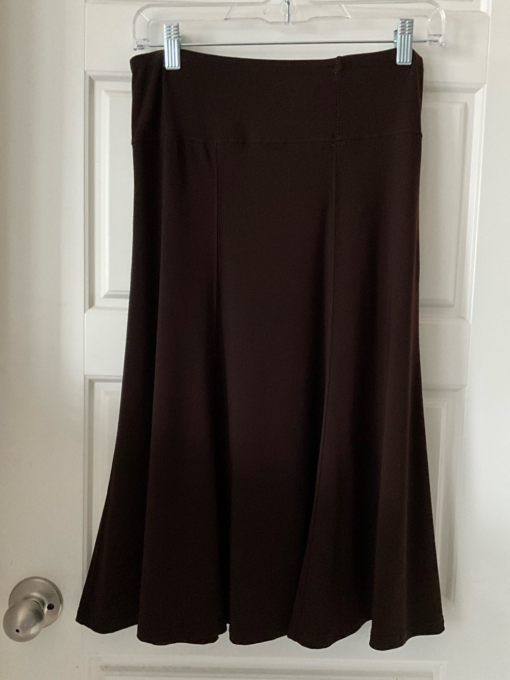 Classic Brown A-Line Women's Skirt